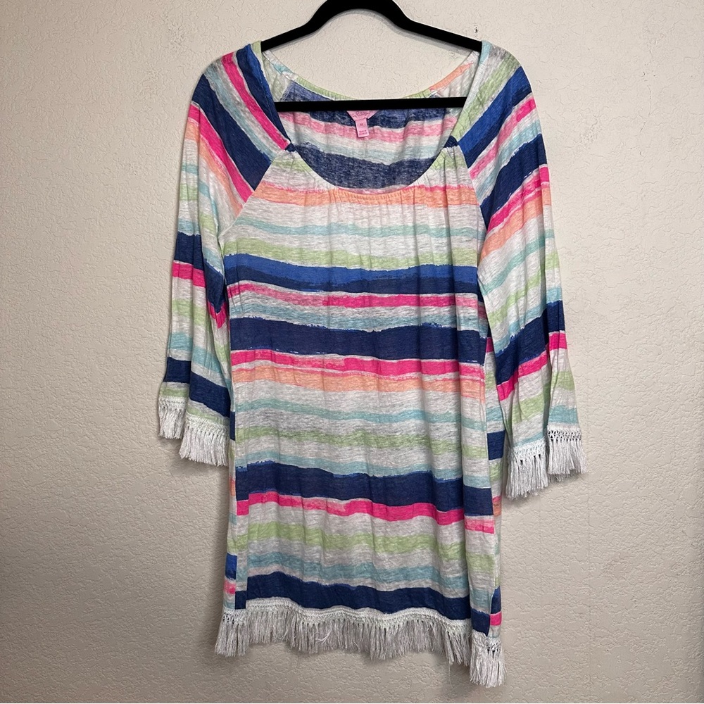 Lilly Pulitzer Getaway Striped Cover Up Size Medium - Picture 2 of 5